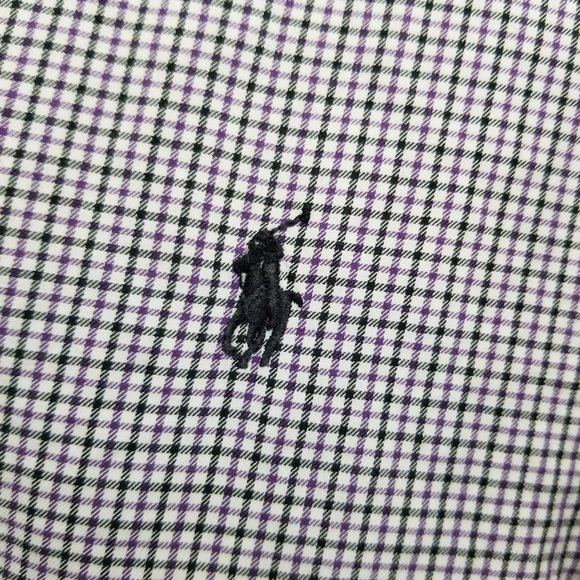 Polo by Ralph Lauren Shirt Mens Medium Regent Blue Cotton Long Sleeve Button Up - Picture 2 of 10